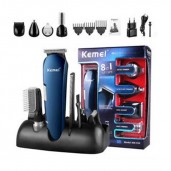 Shaver and Trimmer Rechargeable 8 in 1 Full Care Kemei Km-550
